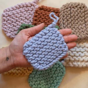 Eponge douce en coton recyclé