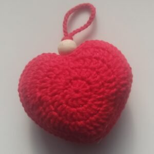 Coeur de Noël - rouge