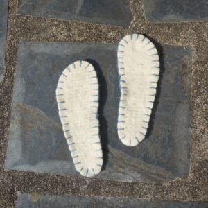 Semelles 100% cachemire