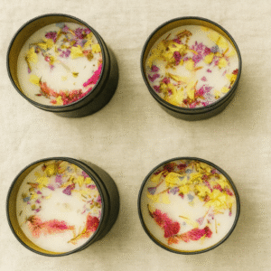 Bougies fleuries y que