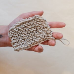 Eponge rugueuse en lin