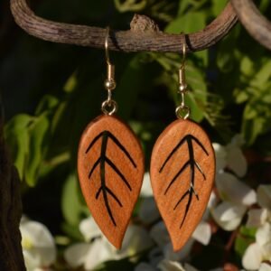 Boucles d'oreilles Feuilles - JuLéo Créations